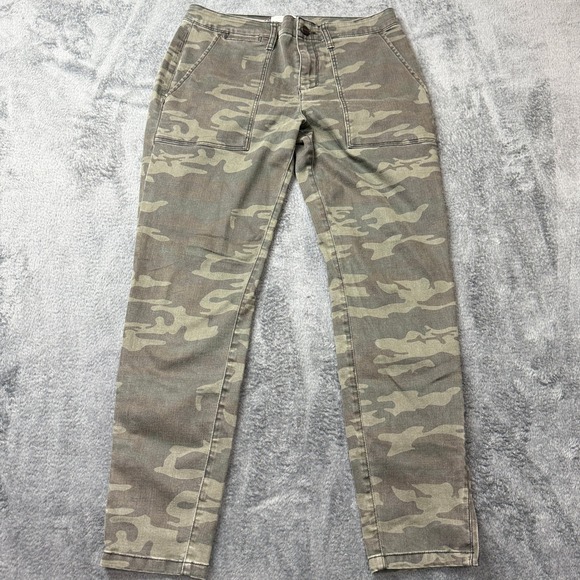 Sanctuary Standard Surplus Camo Ankle Zip Utility Pants - Picture 1 of 16